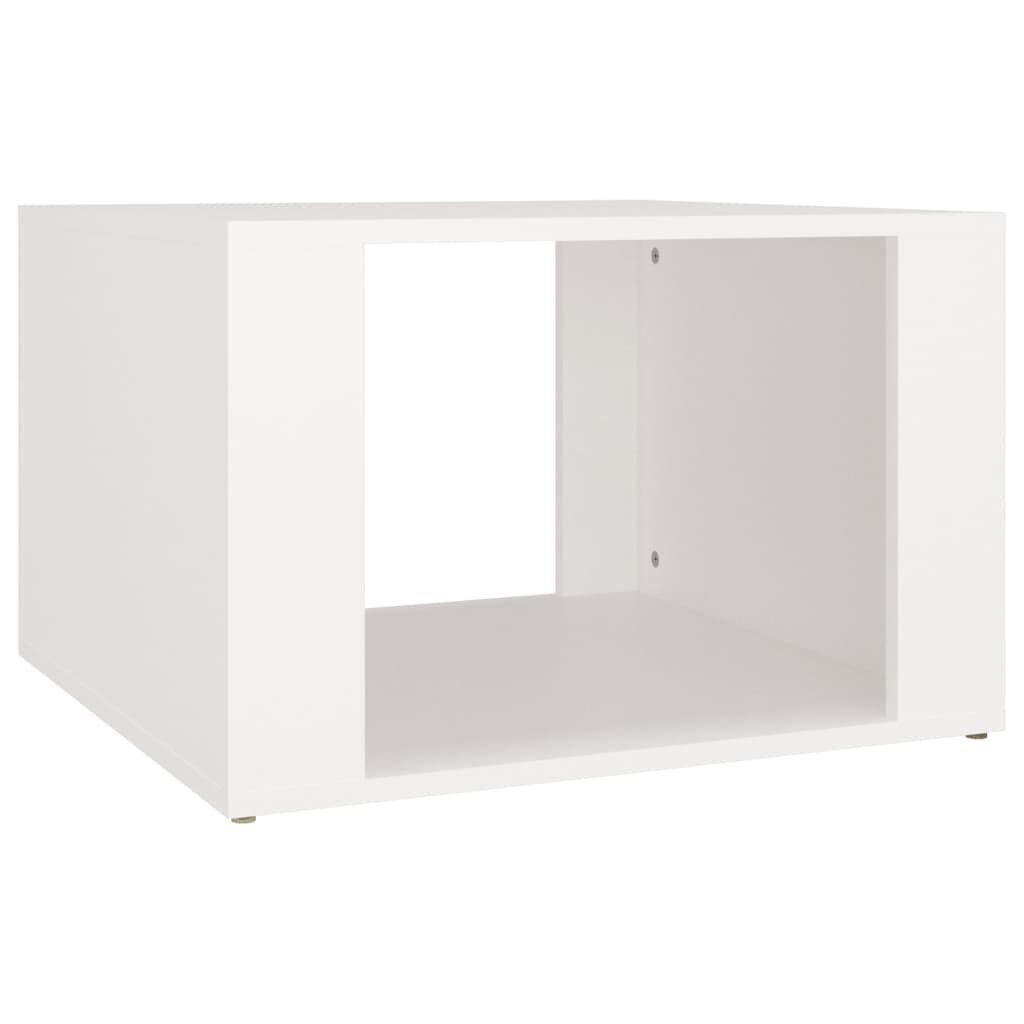 vidaXL Κομοδίνο Λευκό 57 x 55 x 36 εκ. από Επεξεργασμένο Ξύλο
