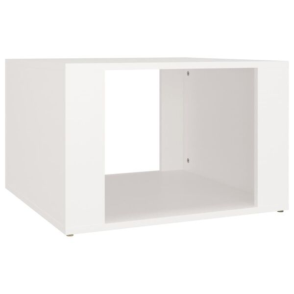 vidaXL Κομοδίνο Λευκό 57 x 55 x 36 εκ. από Επεξεργασμένο Ξύλο