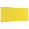 vidaXL Πίσω Πάνελ Κουζίνας 2 pcs Κίτρινο 120 x 50 cm σκληρυμένο γυαλί