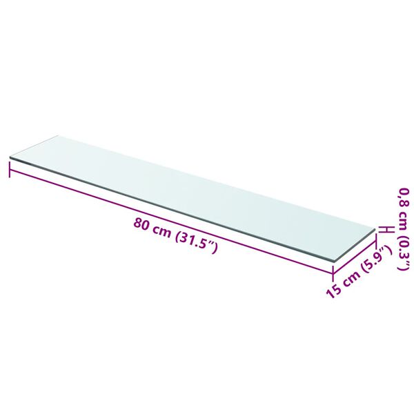 vidaXL &Rho;ά&phi;&iota;&alpha; &Pi;ά&nu;&epsilon;&lambda; 2 &tau;&epsilon;&mu;. &Delta;&iota;ά&phi;&alpha;&nu;&alpha; 80 x 15 &epsilon;&kappa;. &Gamma;&upsilon;ά&lambda;&iota;&nu;&alpha;