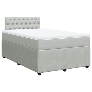 vidaXL &Kappa;&rho;&epsilon;&beta;ά&tau;&iota; Boxspring &mu;&epsilon; &Sigma;&tau;&rho;ώ&mu;&alpha; &Alpha;&nu;&omicron;&iota;&chi;&tau;ό &Gamma;&kappa;&rho;&iota; 120x200 &epsilon;&kappa;. &Beta;&epsilon;&lambda;&omicron;ύ&delta;&iota;&nu;&omicron;