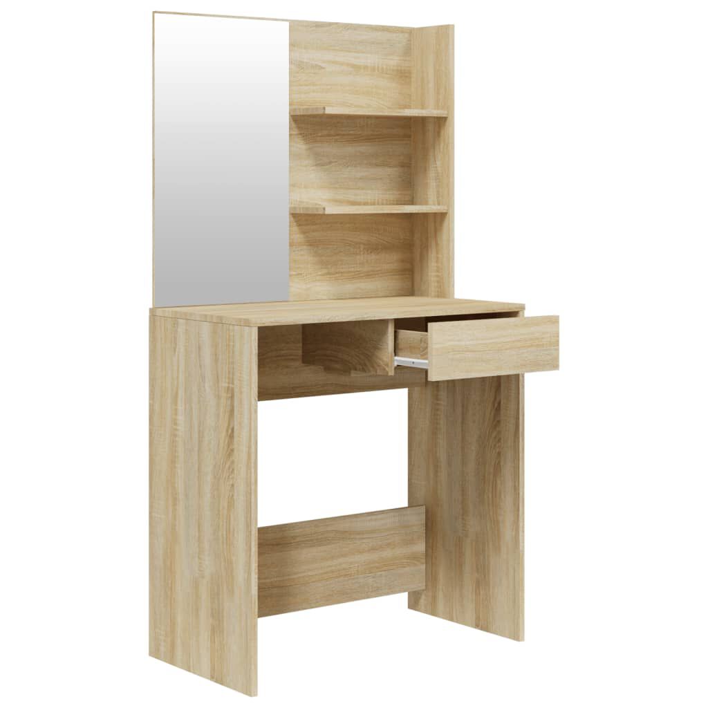 vidaXL Μπουντουάρ Σετ Sonoma δρυς 74,5 x 40 x 141 εκ.
