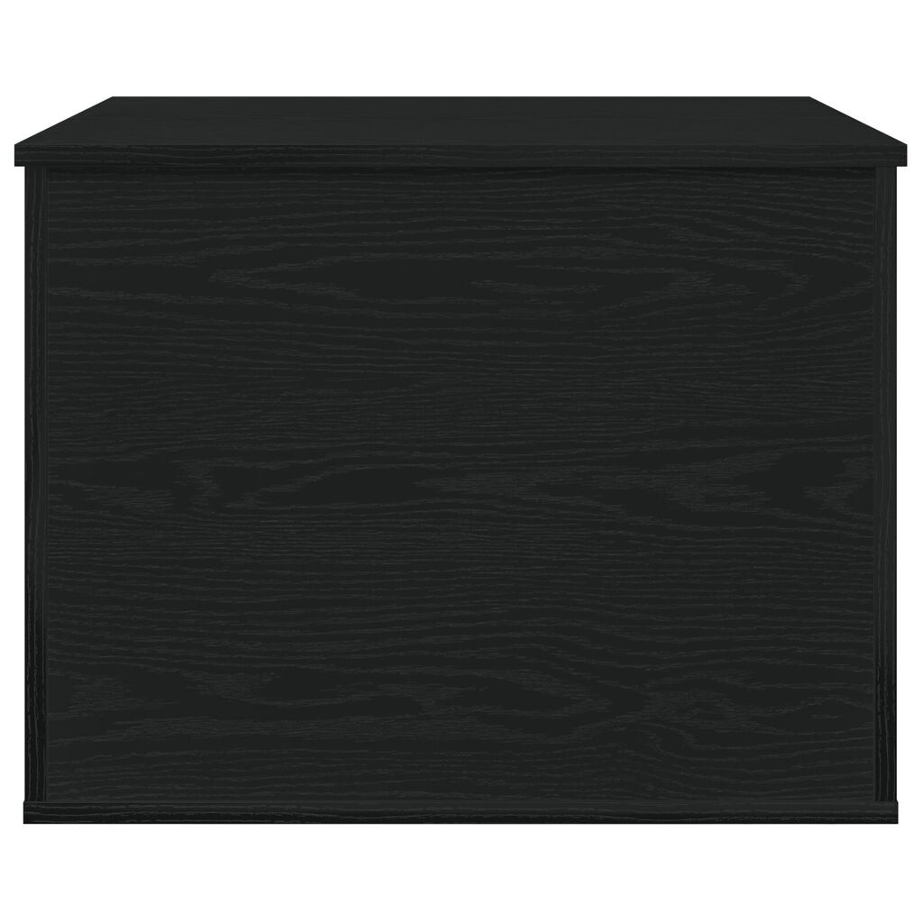 vidaXL Κουτί αποθήκευσης με καπάκι Μαύρη Δρυς 60x42x46 εκ. Κατασκευασμένο ξύλο
