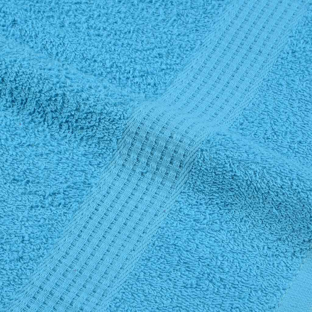 vidaXL Πετσέτες 4 τεμάχια Τιρκουάζ 100x200 εκ. 360 γρ/μ² 100% βαμβάκι
