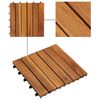 Πλακάκια Deck Κάθετο Σχέδιο Σετ 30 τεμ. 30 x 30 εκ. από Ξύλο Ακακίας