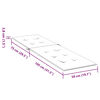 vidaXL Μαξιλάρι Σεζλόνγκ Μπεζ (75+105) x 50 x 4 εκ.