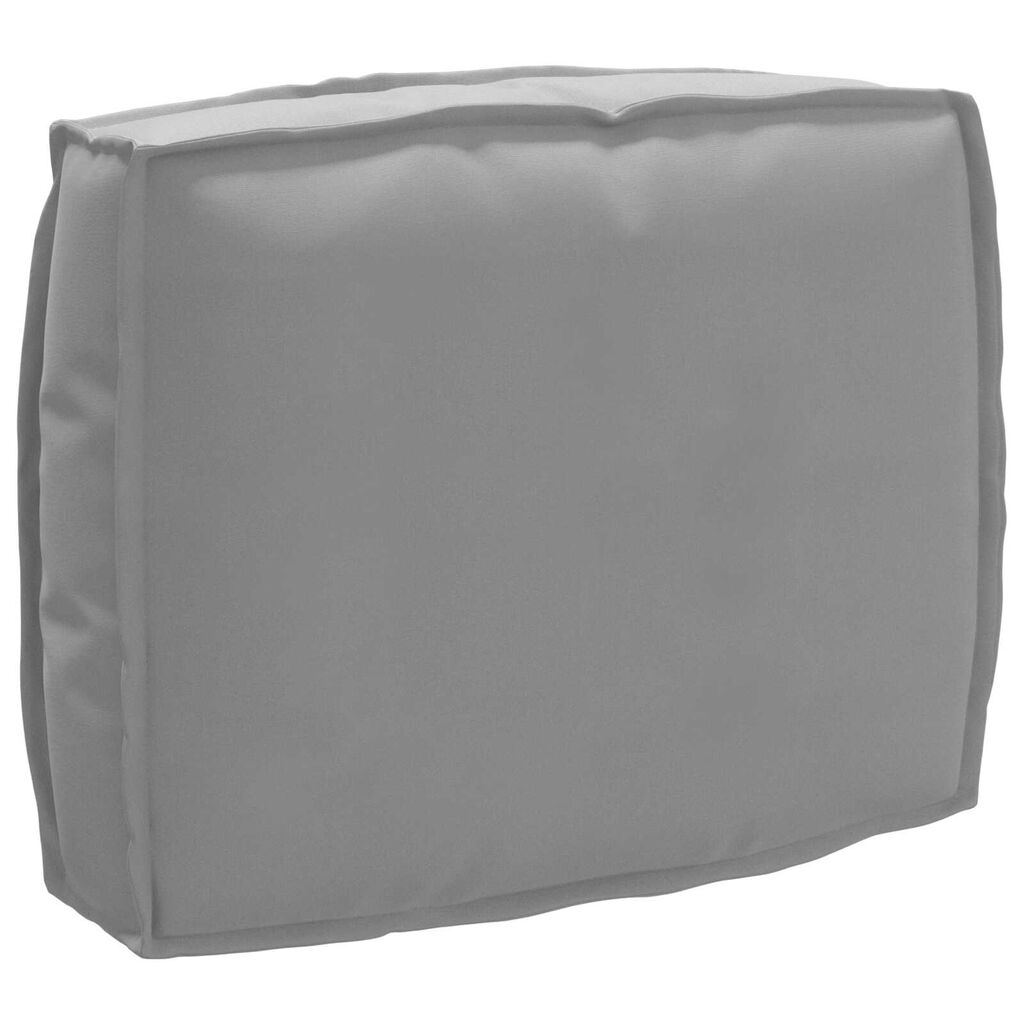 vidaXL Μαξιλάρι Παλέτας για Ανάκλινδρο Γκρι 50x40x12 εκ. Πολυεστέρας