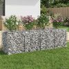 vidaXL &Alpha;&nu;&alpha;&sigma;&eta;&kappa;&omega;&mu;έ&nu;&omicron; &kappa;&rho;&epsilon;&beta;ά&tau;&iota; gabion &Alpha;&sigma;&eta;&mu;ί 200 x 50 x 60 cm