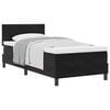 vidaXL &Kappa;&rho;&epsilon;&beta;ά&tau;&iota; &mu;&epsilon; &epsilon;&lambda;&alpha;&tau;ή&rho;&iota;&alpha; &mu;&epsilon; &sigma;&tau;&rho;ώ&mu;&alpha; &Mu;&alpha;ύ&rho;&omicron; 90 x 190 cm &Beta;&epsilon;&lambda;&omicron;ύ&delta;&omicron;