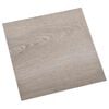 vidaXL &Alpha;&upsilon;&tau;&omicron;&kappa;ό&lambda;&lambda;&eta;&tau;&alpha; &Pi;&lambda;ά&kappa;&epsilon;&sigmaf; &Delta;&alpha;&pi;έ&delta;&omicron;&upsilon; 30,5 x 30,5 &epsilon;&kappa; 20 pcs PVC Taupe
