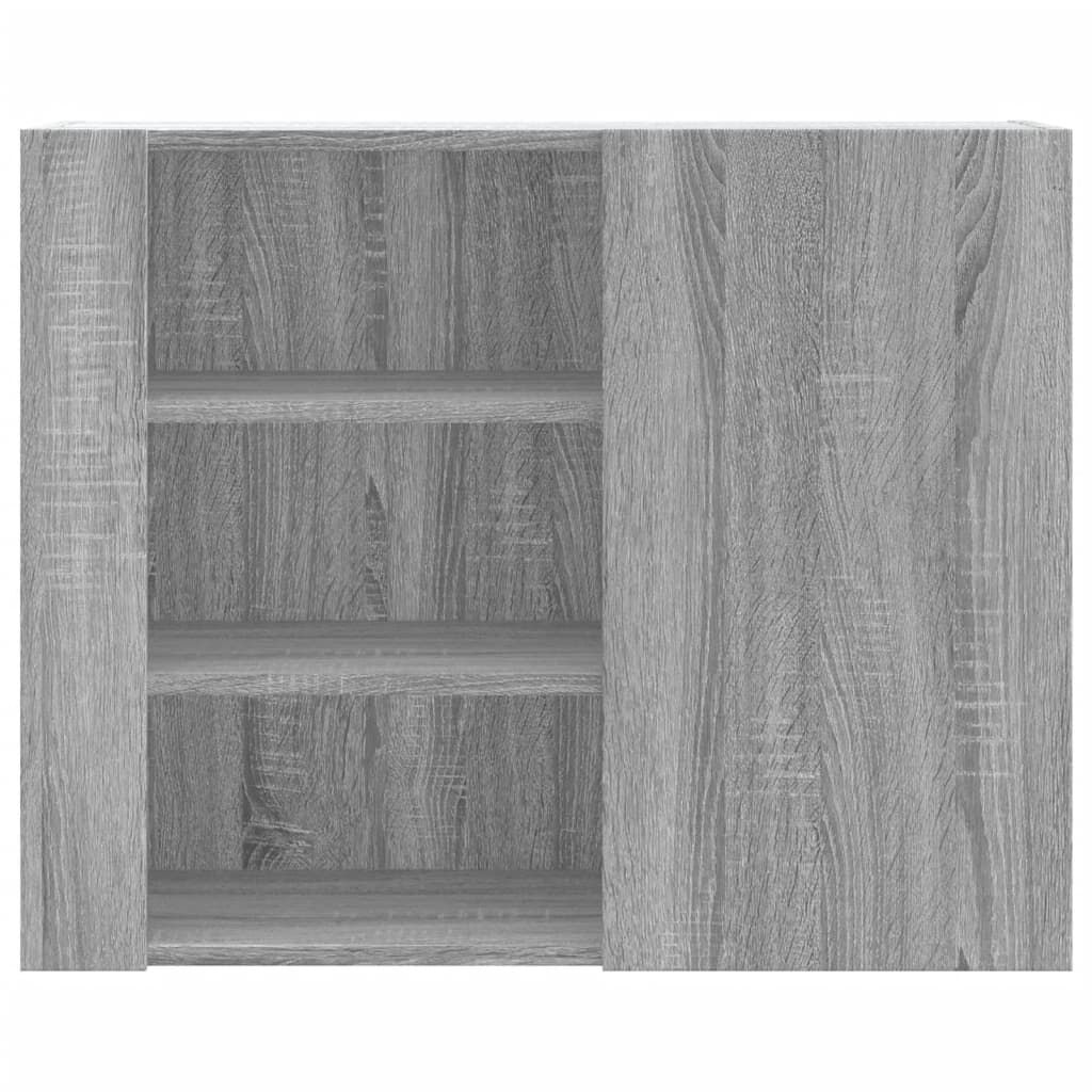 vidaXL Ντουλάπι Τοίχου Γκρι Sonoma 75x35x60 εκ. από Επεξεργασμένο Ξύλο