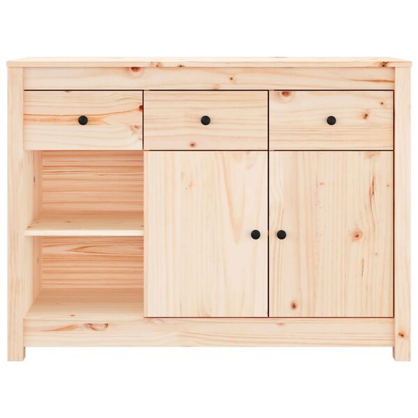 vidaXL Ντουλάπι 100 x 35 x 74 εκ. από Μασίφ Ξύλο Πεύκου