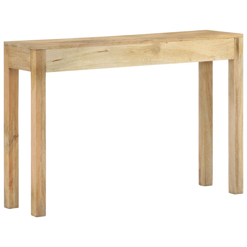 vidaXL Τραπέζι Κονσόλα 110x30x75 εκ. από Μασίφ Ξεβαμμένο Ξύλο Μάνγκο