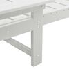 vidaXL Ξαπλώστρα Λευκό 73.5 x 92 x 90εκ HDPE