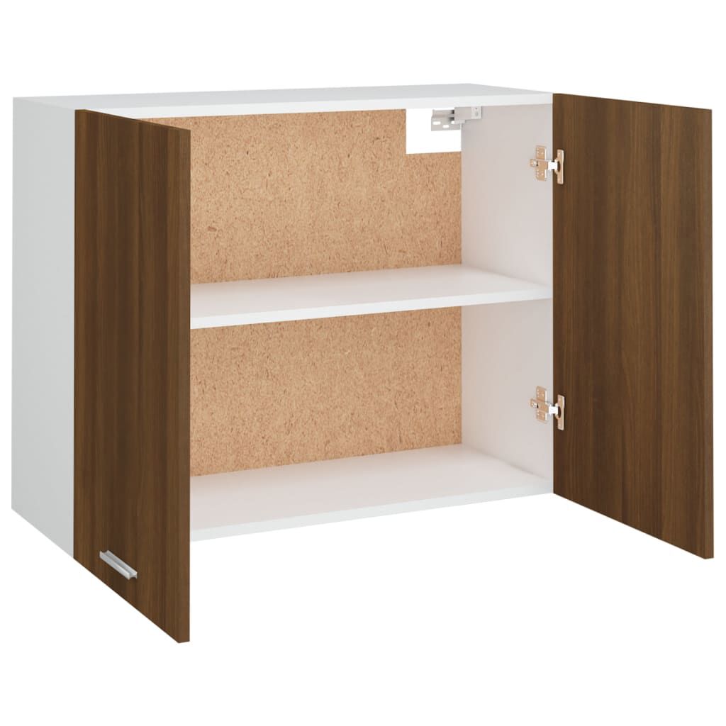 vidaXL Ντουλάπι Κρεμαστό Lyon Καφέ Δρυς 80x31x60εκ. Επεξεργασμένο Ξύλο