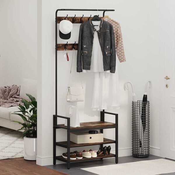 vidaXL &Kappa;&rho;&epsilon;&mu;ά&sigma;&tau;&rho;&alpha; &Kappa;&alpha;&pi;&nu;&iota;&sigma;&tau;ό &Delta;&rho;ύ&sigmaf; 75 x 34 x 184 &epsilon;&kappa; &Epsilon;&pi;&epsilon;&xi;&epsilon;&rho;&gamma;&alpha;&sigma;&mu;έ&nu;&omicron; &xi;ύ&lambda;&omicron;