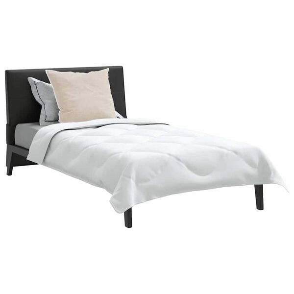 vidaXL Πάπλωμα με μαξιλάρι Λευκό 140 x 220 cm Μικροΐνες
