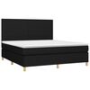 vidaXL &Kappa;&rho;&epsilon;&beta;ά&tau;&iota; Boxspring &mu;&epsilon; &Sigma;&tau;&rho;ώ&mu;&alpha; &Mu;&alpha;ύ&rho;&omicron; 180x200 &epsilon;&kappa;. &Upsilon;&phi;&alpha;&sigma;&mu;ά&tau;&iota;&nu;&omicron;