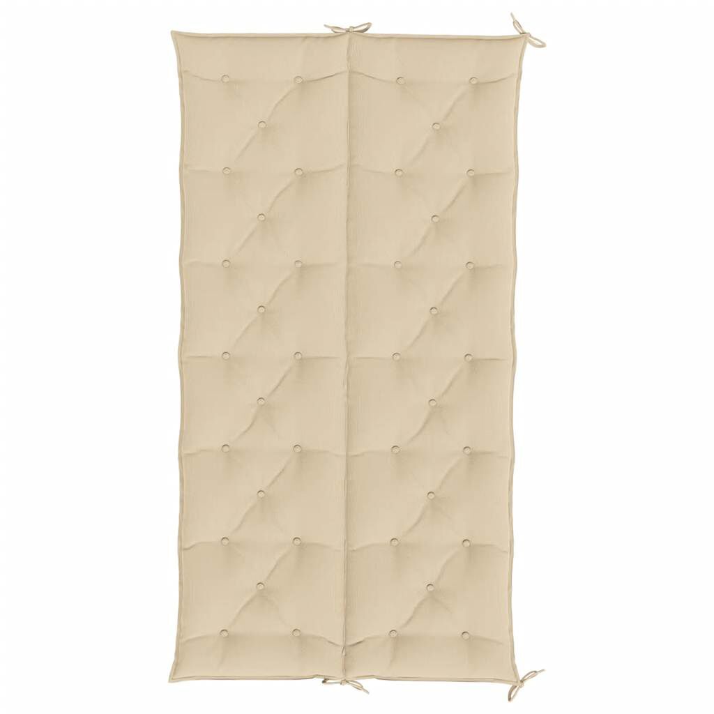 vidaXL Μαξιλάρι Πάγκου Κήπου Μπεζ 200x(50+50)x7 εκ. Ύφασμα Oxford