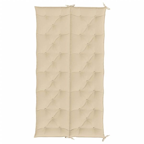 vidaXL Μαξιλάρι Πάγκου Κήπου Μπεζ 200x(50+50)x7 εκ. Ύφασμα Oxford