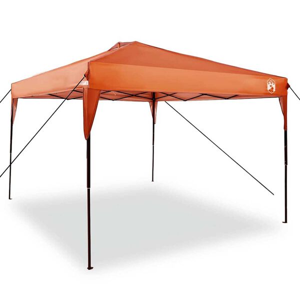 vidaXL Σκηνή Canopy Pop-up Πορτοκαλί 300 x 300 cm ύφασμα