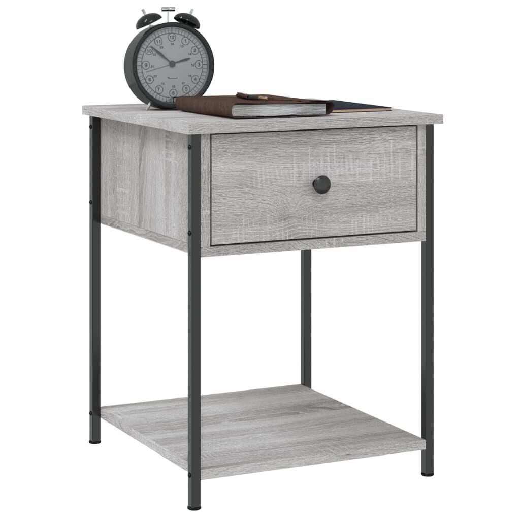 vidaXL Κομοδίνο Γκρι Sonoma 44 x 45 x 58 εκ. από Επεξεργασμένο Ξύλο