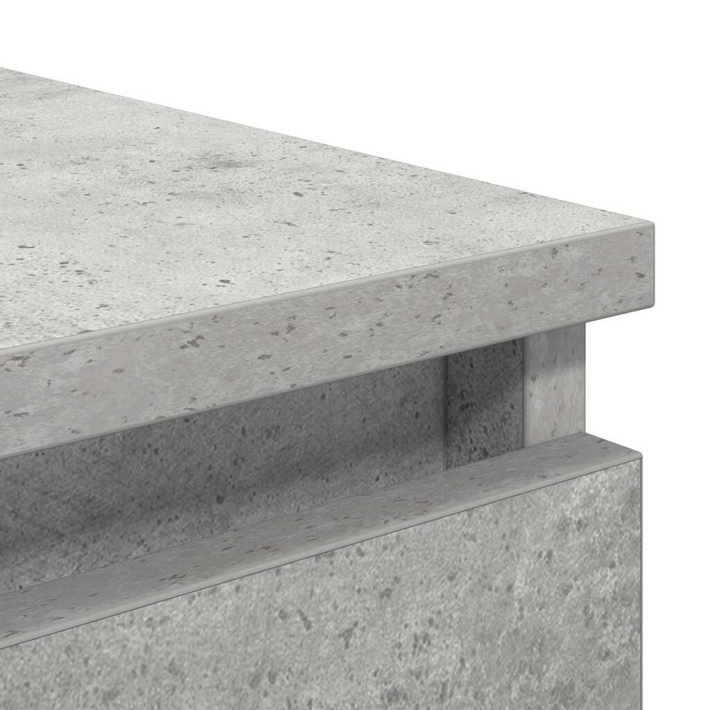 vidaXL Ντουλάπι Γκρι Σκυροδέματος 37,5x35x76 εκ. Επεξεργασμένο Ξύλο