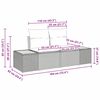 vidaXL Σετ Καναπέ Κήπου 6 pcs μπεζ και κρεμ 184 x 62 x 85 εκ.