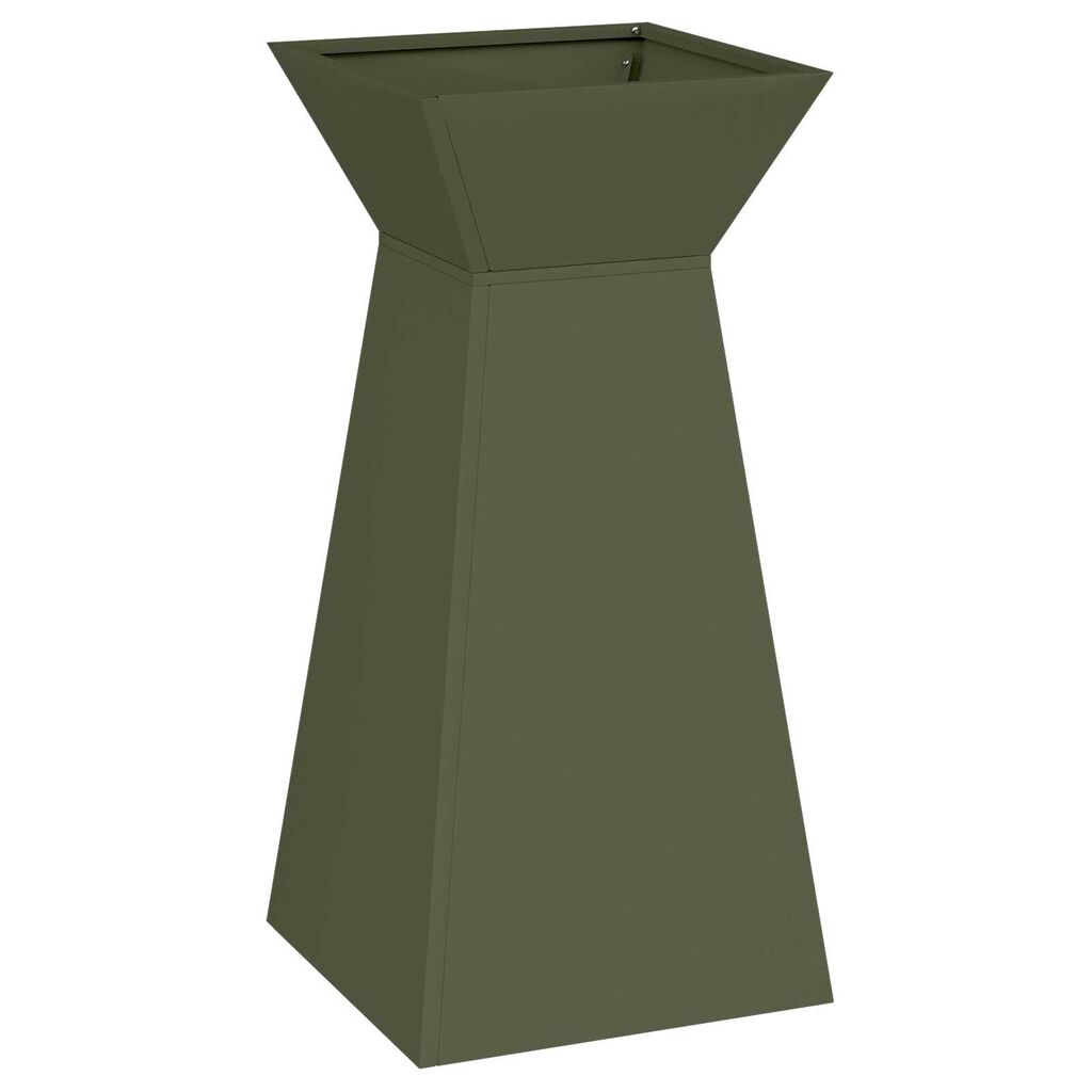 vidaXL Σετ Βάσης Φυτών Ελιά Μέταλλο 35 x 35 x 73 εκ. Διακοσμητικά Ένθετα