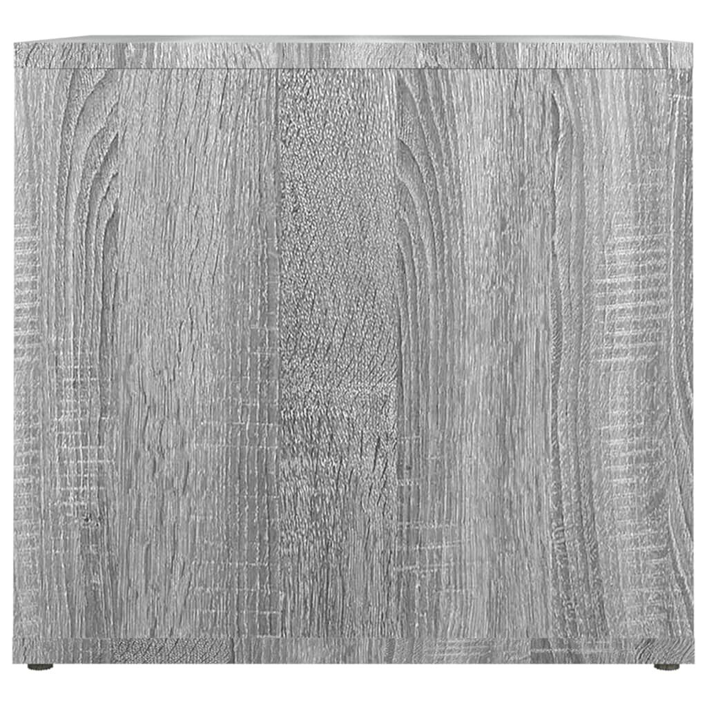 vidaXL Κομοδίνο Γκρι Sonoma 41 x 40 x 36 εκ. από Επεξεργασμένο Ξύλο