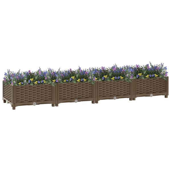 vidaXL Ζαρντινιέρα 160 x 40 x 23 εκ. από Πολυπροπυλένιο