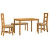 vidaXL &Sigma;&epsilon;&tau; &tau;&rho;&alpha;&pi;&epsilon;&zeta;&alpha;&rho;ί&alpha;&sigmaf; 4 &tau;&mu;&chi;. &Mu;&pi;&epsilon;&zeta; &Sigma;&tau;&epsilon;&rho;&epsilon;ό &Xi;ύ&lambda;&omicron; &Delta;&rho;&upsilon;ό&sigmaf;