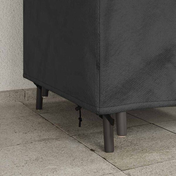 vidaXL Κάλυμμα Κήπου για Καρέκλα Μαύρο 75 x 78 x 65 / 100 εκ Ύφασμα 600D