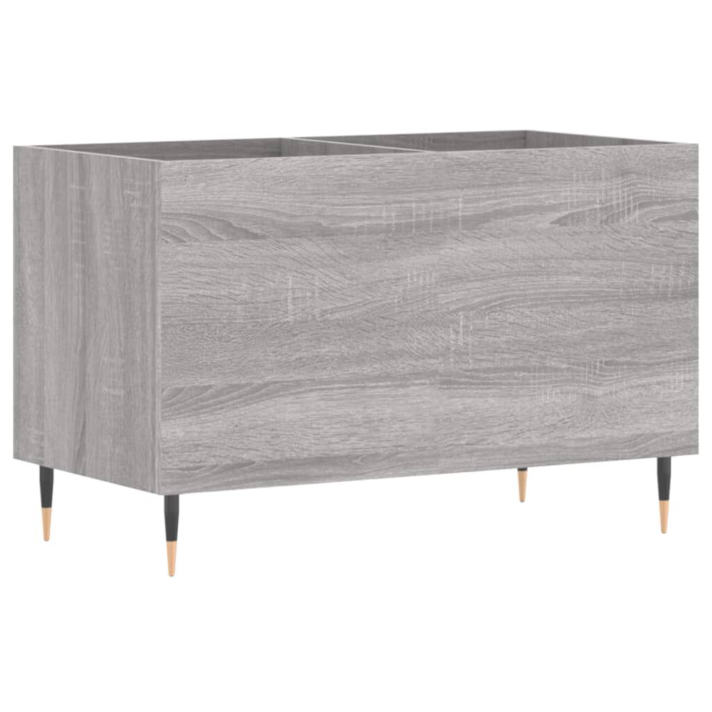 vidaXL Δισκοθήκη Γκρι Sonoma 74,5 x 38 x 48 εκ. από Επεξεργασμένο Ξύλο