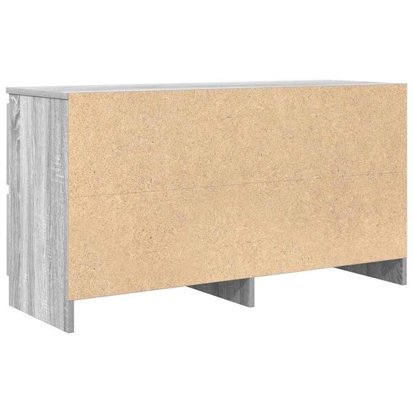 vidaXL Έπιπλο Τηλεόρασης Γκρι Sonoma 100x35x54 εκ. από Επεξεργ. Ξύλο