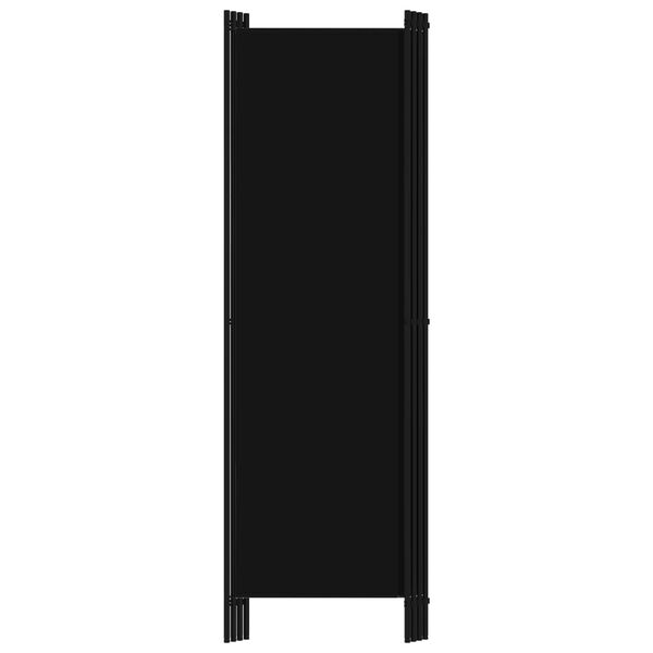 vidaXL Διαχωριστικό Δωματίου με 4 Πάνελ Μαύρο 200 x 180 εκ.