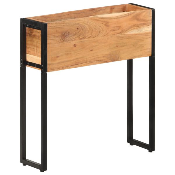 vidaXL Ζαρντινιέρα 60 x 20 x 68 εκ. από Μασίφ Ξύλο Ακακίας