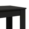 vidaXL Τραπέζι Μπαρ Μαύρο 51x50x103,5 εκ. Επεξ. Ξύλο