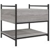 vidaXL Τραπεζάκι Σαλονιού Γκρι Sonoma 50x50x50 εκ. Επεξεργασμένο Ξύλο