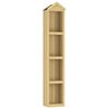 vidaXL Αποθήκη Εργαλείων Κήπου 40x33x222 εκ. Εμποτισμένο Ξύλο Πεύκου