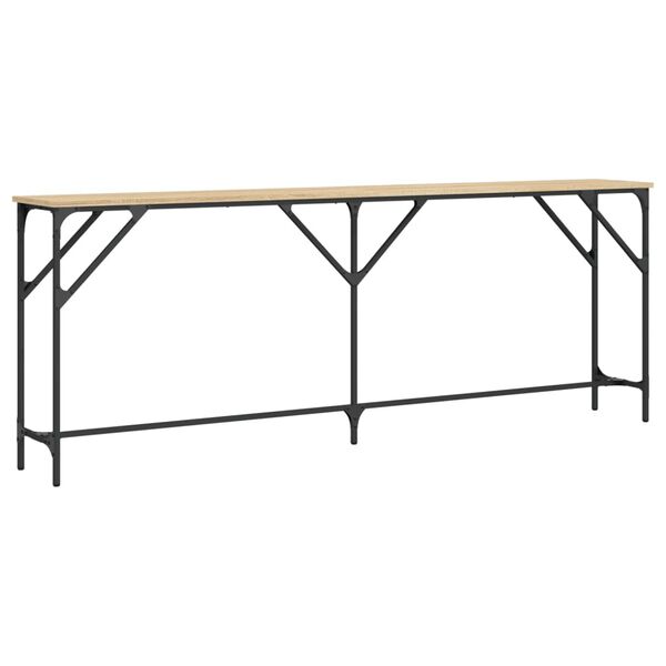 vidaXL Τραπέζι Κονσόλα Sonoma Δρυς 200x29x75 εκ. Επεξεργασμένο Ξύλο