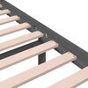 vidaXL Πλαίσιο Κρεβατιού Γκρι 160 x 200 εκ. από Μασίφ Ξύλο
