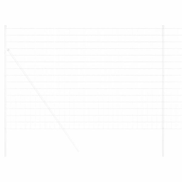 vidaXL Φράχτης Εuro Ασημί 1.6 x 10 m Χάλυβας με θερμή επιμετάλλωση
