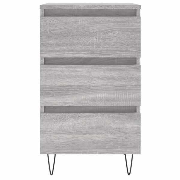 vidaXL Κομοδίνο Γκρι Sonoma 40 x 35 x 69 εκ. από Επεξεργασμένο Ξύλο