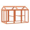 vidaXL Κουτί Περίφραξης Καφέ 141 x 94 x 104 εκ. από Μασίφ Ξύλο Πεύκου
