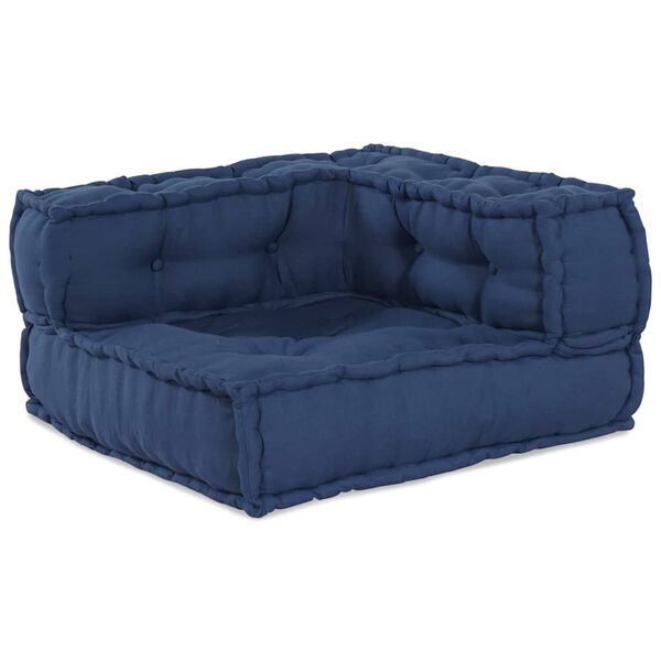 vidaXL Αρθρωτός Καναπές 3 pcs Ινδικο 70 x 70 x 56 εκ. ύφασμα