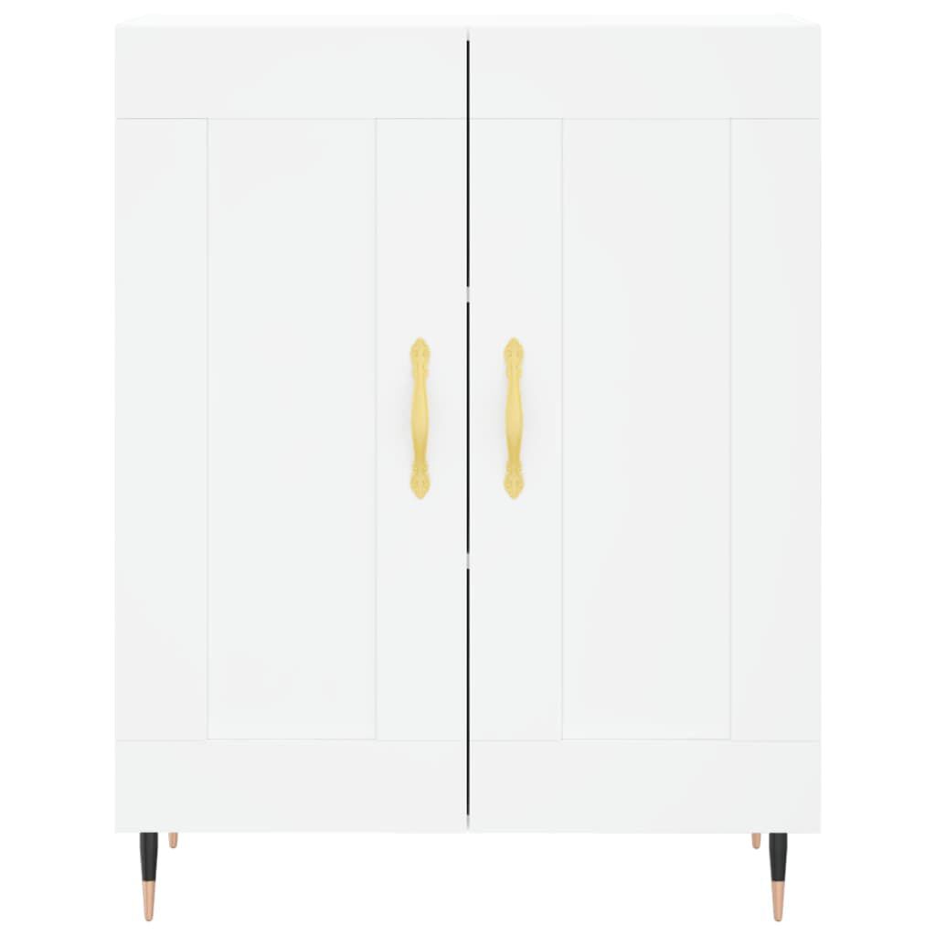 vidaXL Ντουλάπι Λευκό 69,5x34x180 εκ. από Επεξεργασμένο Ξύλο