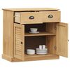 vidaXL Μπουφές με Συρτάρια VIGO 78 x 40 x 75 εκ. από Μασίφ Ξύλο Πεύκου