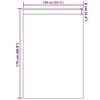 vidaXL Κουρτίνα με κουρτίνες 2 pcs Μπορντό 175 x 140 εκ. Βελούδο