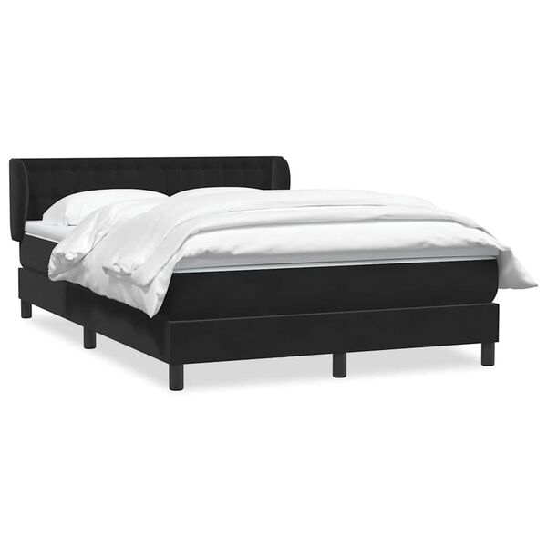 vidaXL &Kappa;&rho;&epsilon;&beta;ά&tau;&iota; Boxspring &mu;&epsilon; &Sigma;&tau;&rho;ώ&mu;&alpha; &Mu;&alpha;ύ&rho;&omicron; 160x210 &epsilon;&kappa;. &Beta;&epsilon;&lambda;&omicron;ύ&delta;&iota;&nu;&omicron;